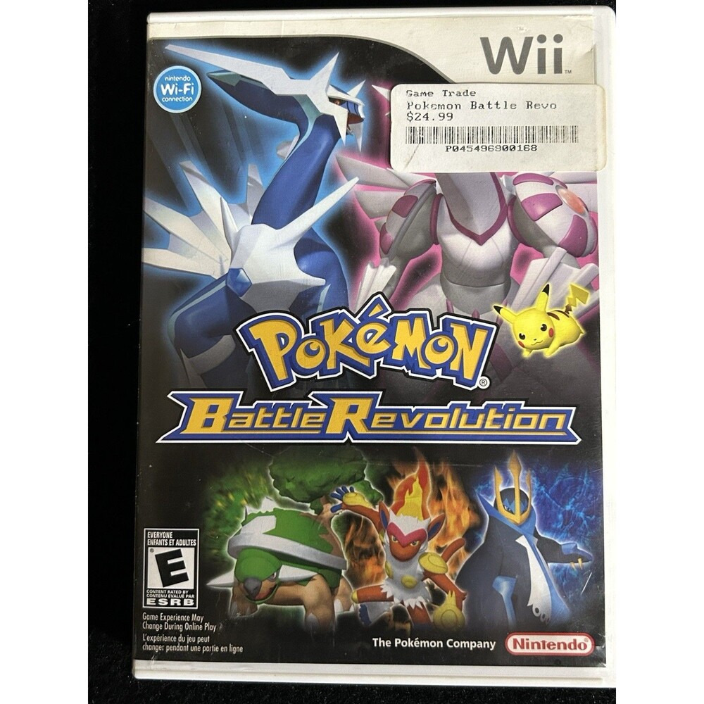 Nintendo Pokémon Battle Revolution Wii 2007 Tested Case and Disc NO MANUAL
